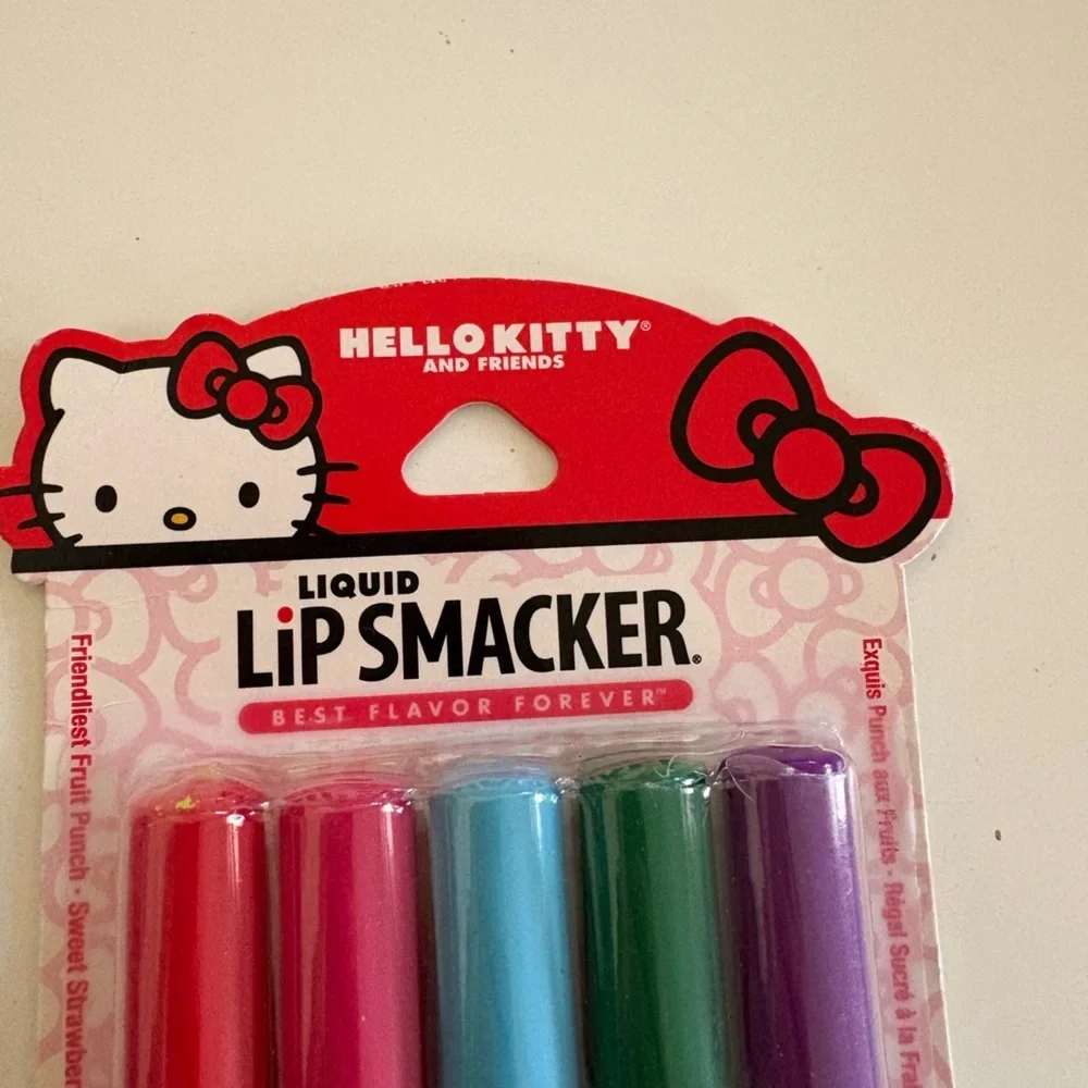 NWT Lip Smacker Hello Kitty & Friends Liquid Lip Gloss Party Pack